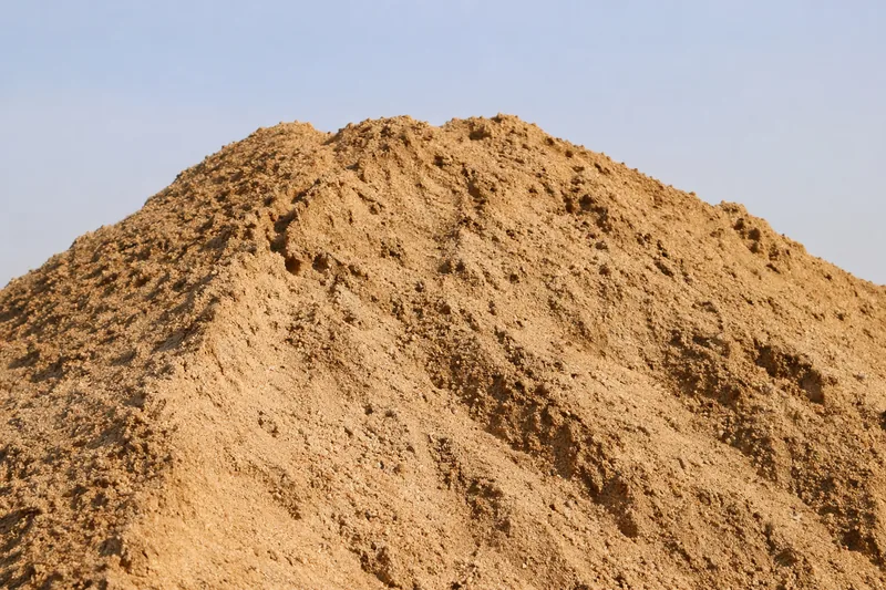 Карьерный песок фракция 0–5 мм